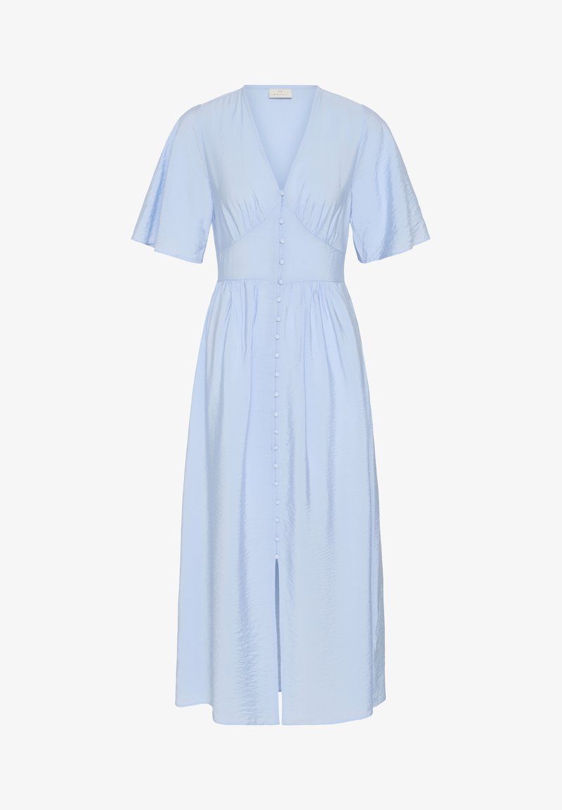 Kaffe ROSIE BUTTON - Maxi dress - floaty blue/light blue - Zalando