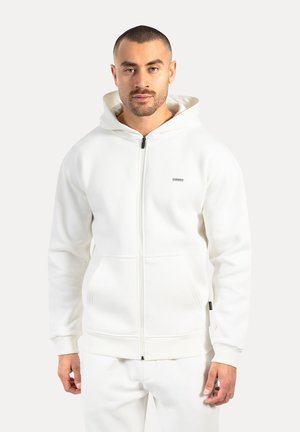 Smilodox ILYAS BASIC ZIPPER - Felpa con zip - creme