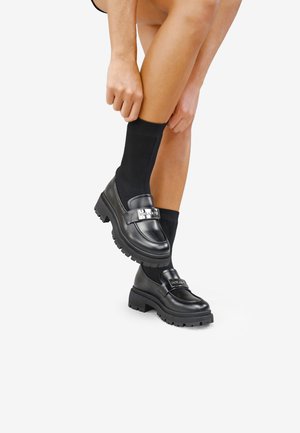 DE PLATAFORMA CON CALCETÍN  - Zapatos sin cordones - black