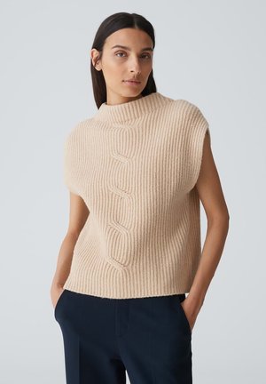 OPUS PIPETI - Strickpullover - macadamia