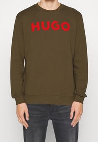 HUGO Felpa - dark green