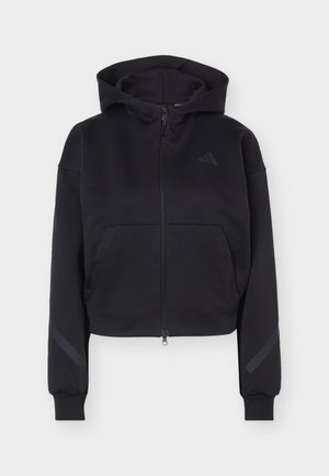 adidas Sportswear, Z.N.E. CROPPED FULL ZIP - Sweat à capuche - black