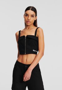Karl Lagerfeld Jeans Pluus - black denim