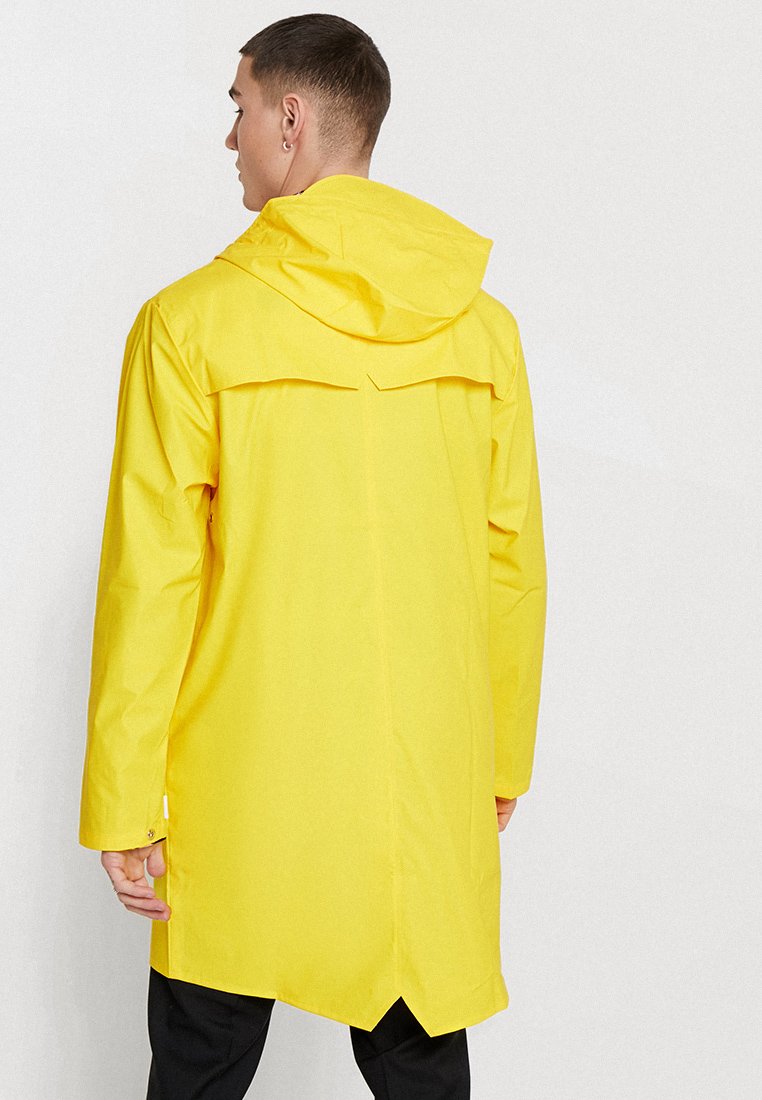 rains long jacket yellow