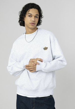BRODERIE POITRINE - Sweatshirt - gris clair