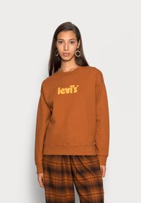 Levi's® GRAPHIC STANDARD CREW - Sudadera - crew seasonal glazed ginger