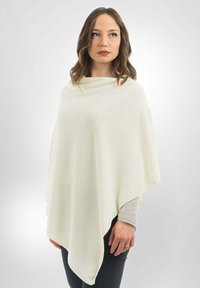Dalle Piane Cashmere BLEND - Pončo - bianco