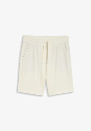 TOM TAILOR DENIM, MIT WAFFELSTRUKTUR - Šortky - wool white