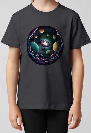 watapparel, URKNALL UNISEX - T-shirt print - anthracite