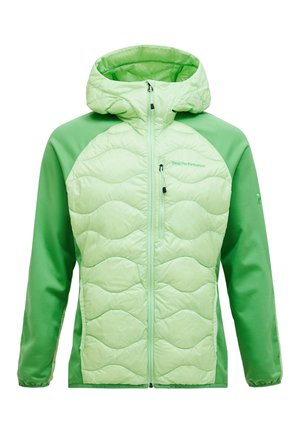 Peak Performance HELIUM HYBRID HOOD - Down jacket - pastellgruen