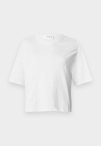 SLFPENNY EMBROIDERED TEE - Lihtne T-särk - snow white