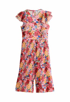 REGULAR FIT - SHORT SLEEVE PLEATED RUFFLE - Salopetă - pink floral