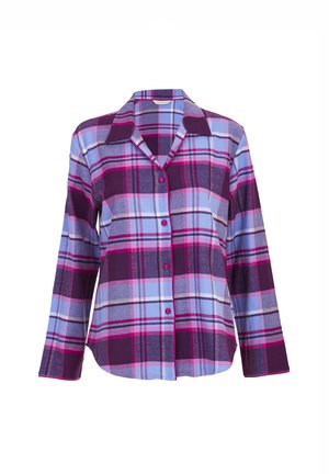 Cyberjammies HAZEL BRUSHED CHECK  - Haut de pyjama - dunkellila