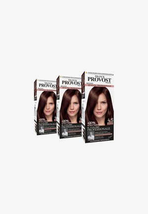 Franck Provost FRANCK PROVOST TINTA CAPELLI COLORE PROFESSIONALE A DOMICILIO VALORIZZA RIFLESSI E BRILLANTEZZA PENNELLO DI PRECISIONE INCLUSO - 3 PACK - Tinte capelli - castano mogano