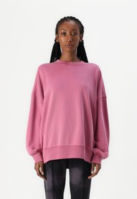 Abercrombie & Fitch Essential Oversized Sunday Crew - Sweatshirt - pink