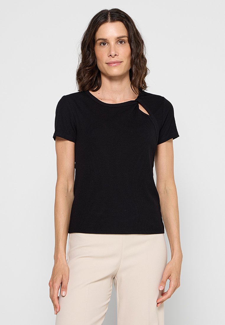 DKNY T-shirt basic zwart