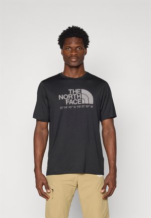 TEE LOGO GRAPHIC - Sports T-shirt - black
