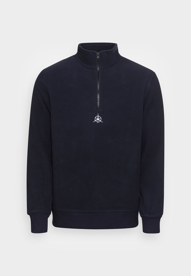 Jack & Jones JCOFRIDAY HIGH NECK - Fleecetröja - navy blazer