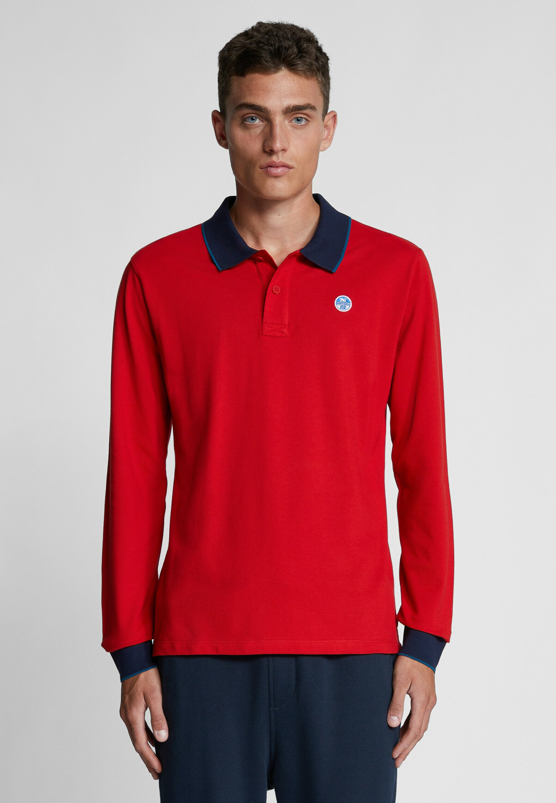 North Sails MIT KONTRASTBESATZ - Polo - red/rosso - Zalando