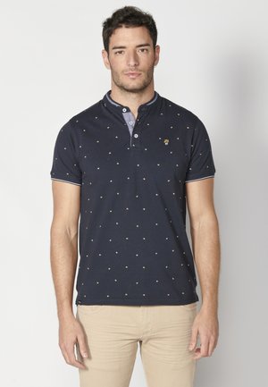 Koroshi SHORT SLEEVE - Nyomott mintás póló - navy