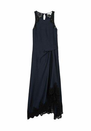 REGULAR FIT-ANAIS DRAPE TRIM - Společenské šaty - navy