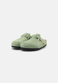 Birkenstock BOSTON REGULAR - Tofflor & inneskor - green tea