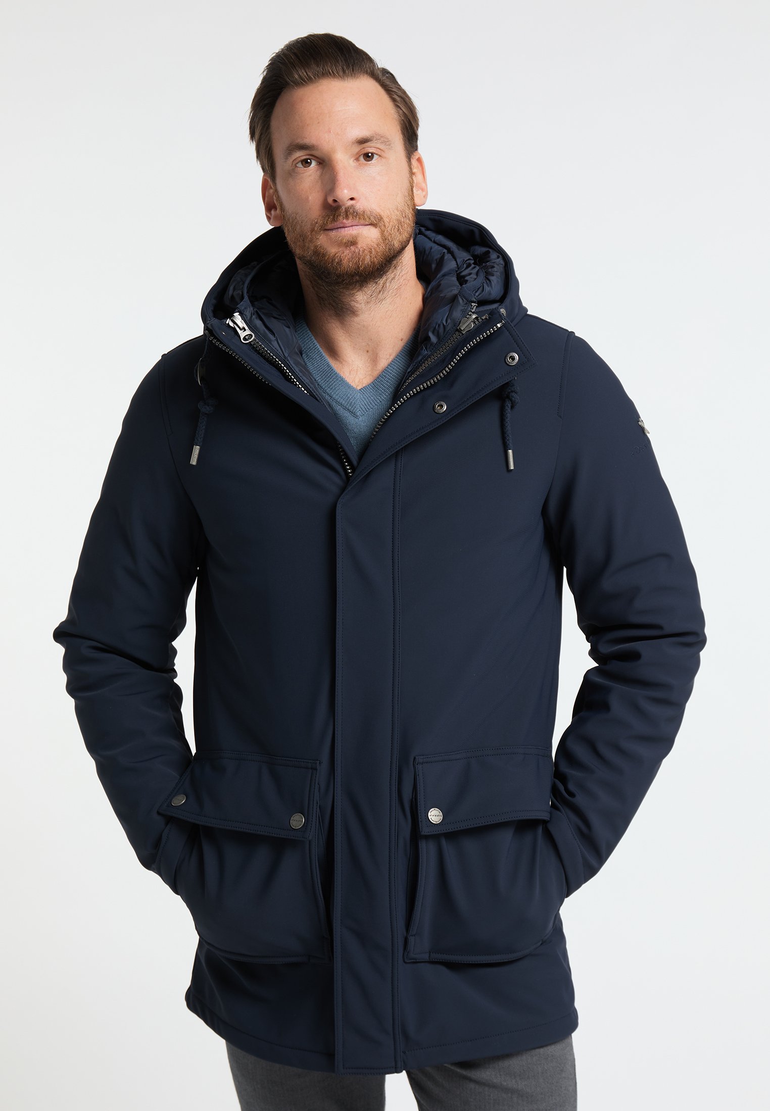 DreiMaster Winterjas - marine/blauw - Zalando.be