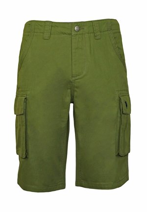 MIT GROSSEN SEITEN - Shorts - olive