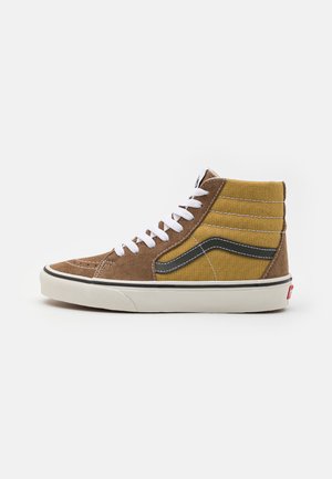 Vans SK8-HI UNISEX - Zapatillas altas - brown/multi-coloured