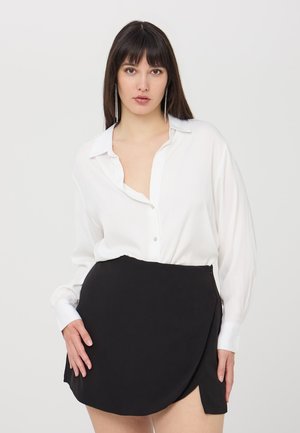 Terranova CAMICIA IN RASO - Camicia - bianco lana