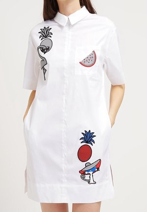 Shirt dress - white