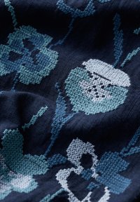 Seasalt Cornwall COPSE LAUREL EMBROIDERED - Denní šaty - navy maritime