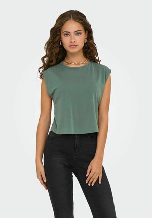 ONLY NORMAL GESCHNITTEN U-BOOT AUSSCHNITT  - Camiseta básica - laurel wreath