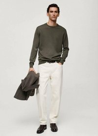 Mango Maglione - dark green