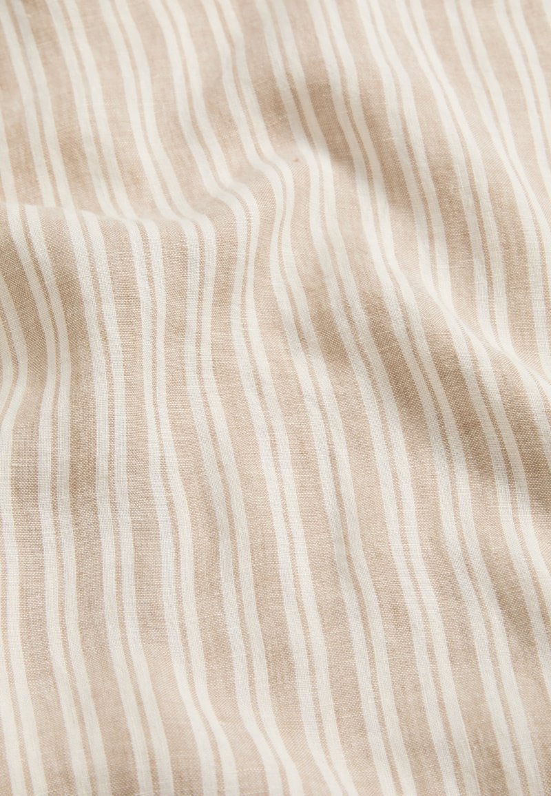 T-shirt rayé ESTIVAL beige / écru coton bio et matière recyclée