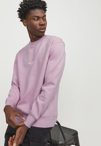 Jack & Jones JORVESTERBRO CREW NECK - Sweatshirt - pink nectar
