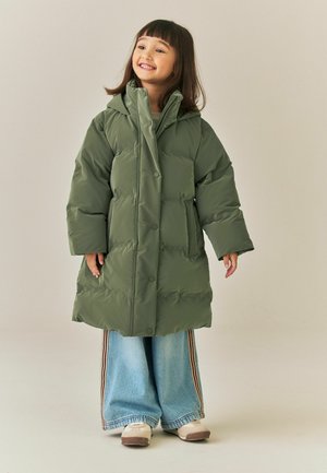 Next, REGULAR FIT - WATERPROOF FAUX FUR LINED PADDED COAT . - Talvemantel - khaki green