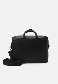 Zign - LEATHER UNISEX - Computertasker - black Miniaturebillede 1