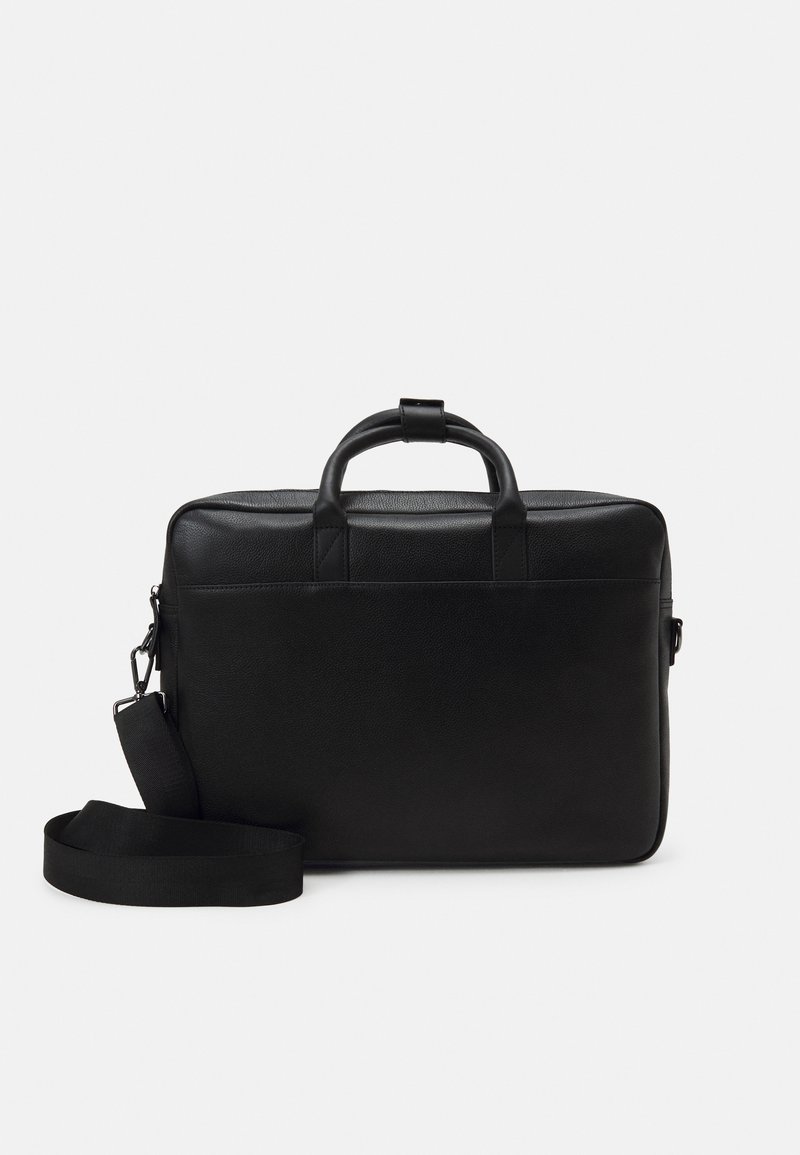 Zign LEATHER UNISEX - Laptop bag - black - Zalando.co.uk