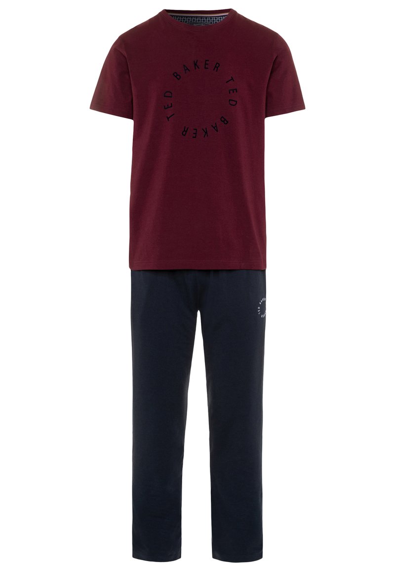 Herren Pyjamas | Ted Baker Nachtwäsche Set rot - MC88051 Herren Pyjamas | Ted Baker Nachtwäsche Set rot - MC88051