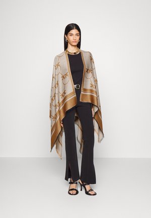 PODOR PONCHO - Cape - cammello/naturale