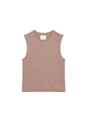 BLKVIS, RIB KNITTED SLEEVELESS - Pullover - ginger snap