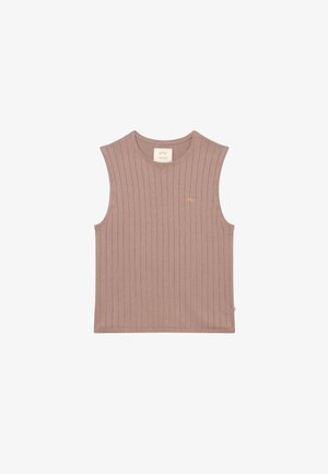 BLKVIS, RIB KNITTED SLEEVELESS - Pullover - ginger snap