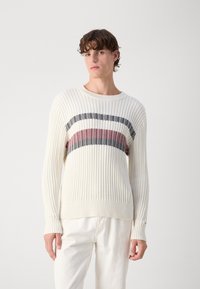 Tommy Hilfiger GLOBAL STRIPE - Jumper - ivory