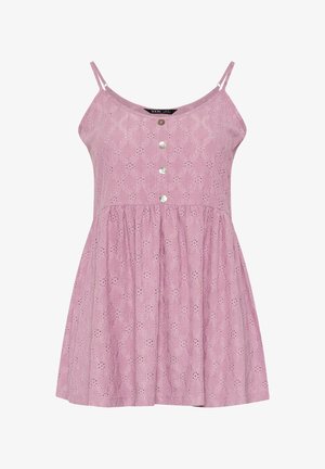 Yours Clothing, WOMEN'S VESTS & CAMIS - Top - light pink