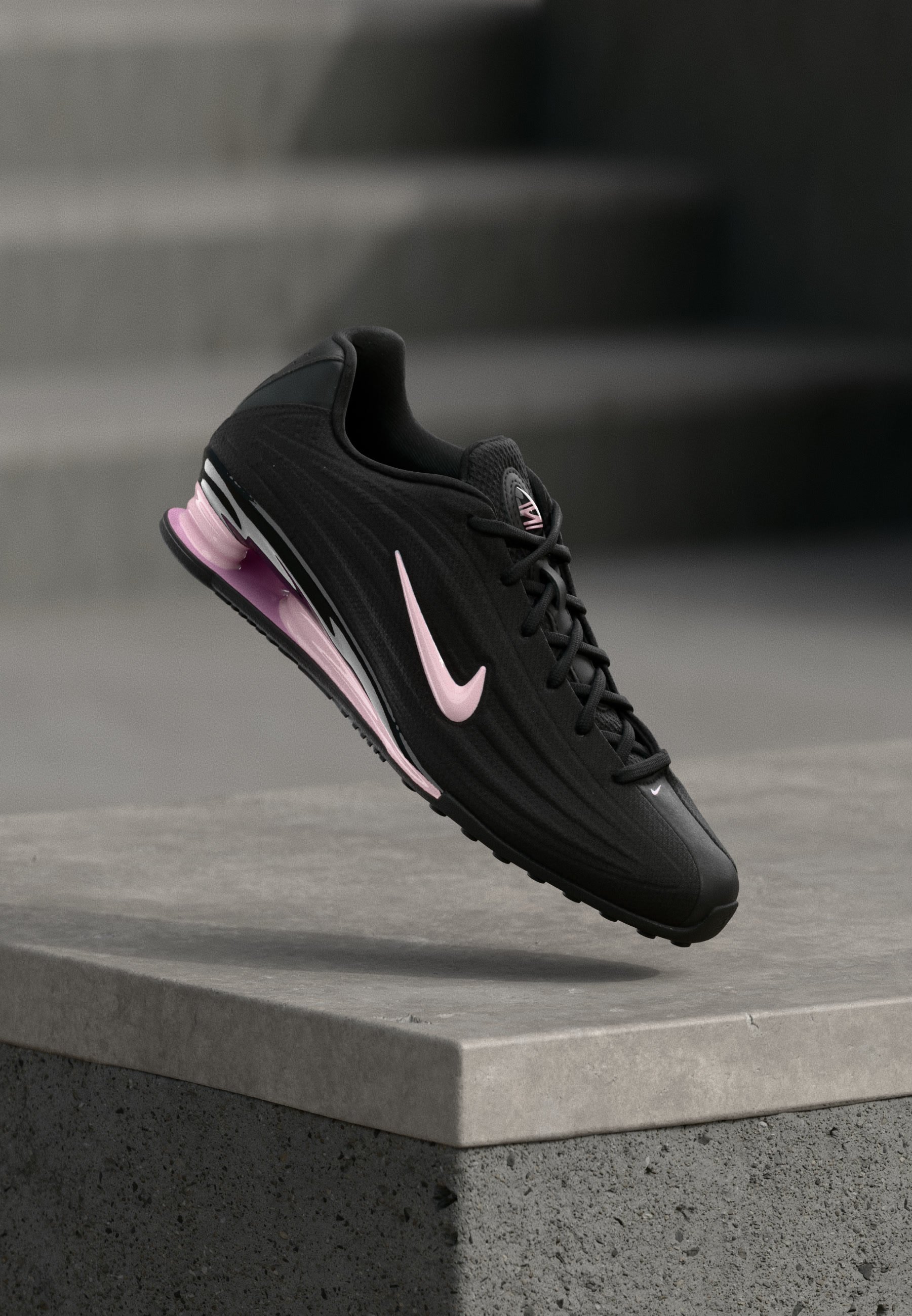 Nike Sportswear SHOX Z - Tenisky - black/pink foam/off noir