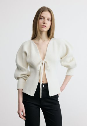 FUMM - Cardigan - open white