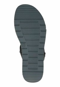 Caprice Pleištapadžiai sandalai - black nappa