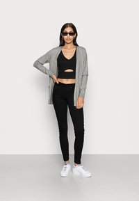 ONLY ONLLESLY OPEN - Kardigan - medium grey melange