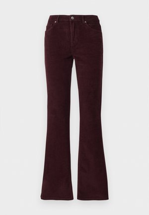 Vero Moda, Flared fit VMFLASH Mid rise - Панталони - tawny port